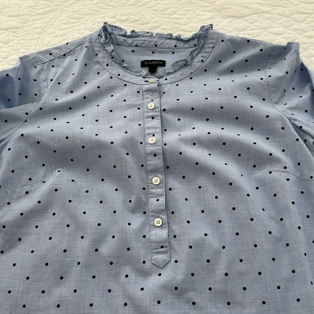 Talbots button down top - Picture 3 of 6